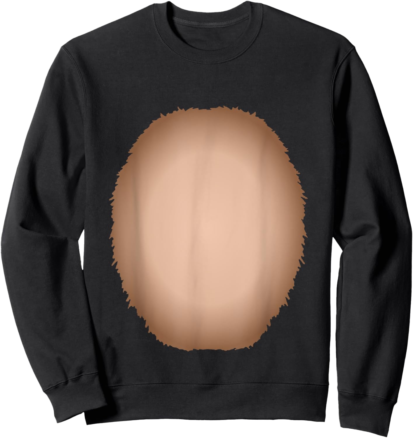 Funny Lazy DIY Bear Belly Costume for Halloween Party Sweatshirt - Sweatshirt | Black