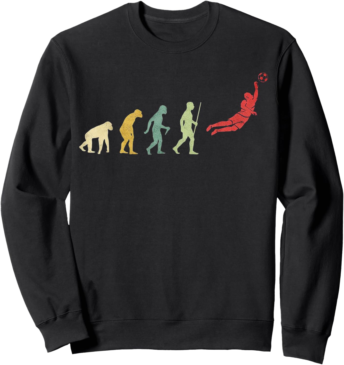 Evolution soccer goal keeper Sweatshirt - Sweatshirt | Black
