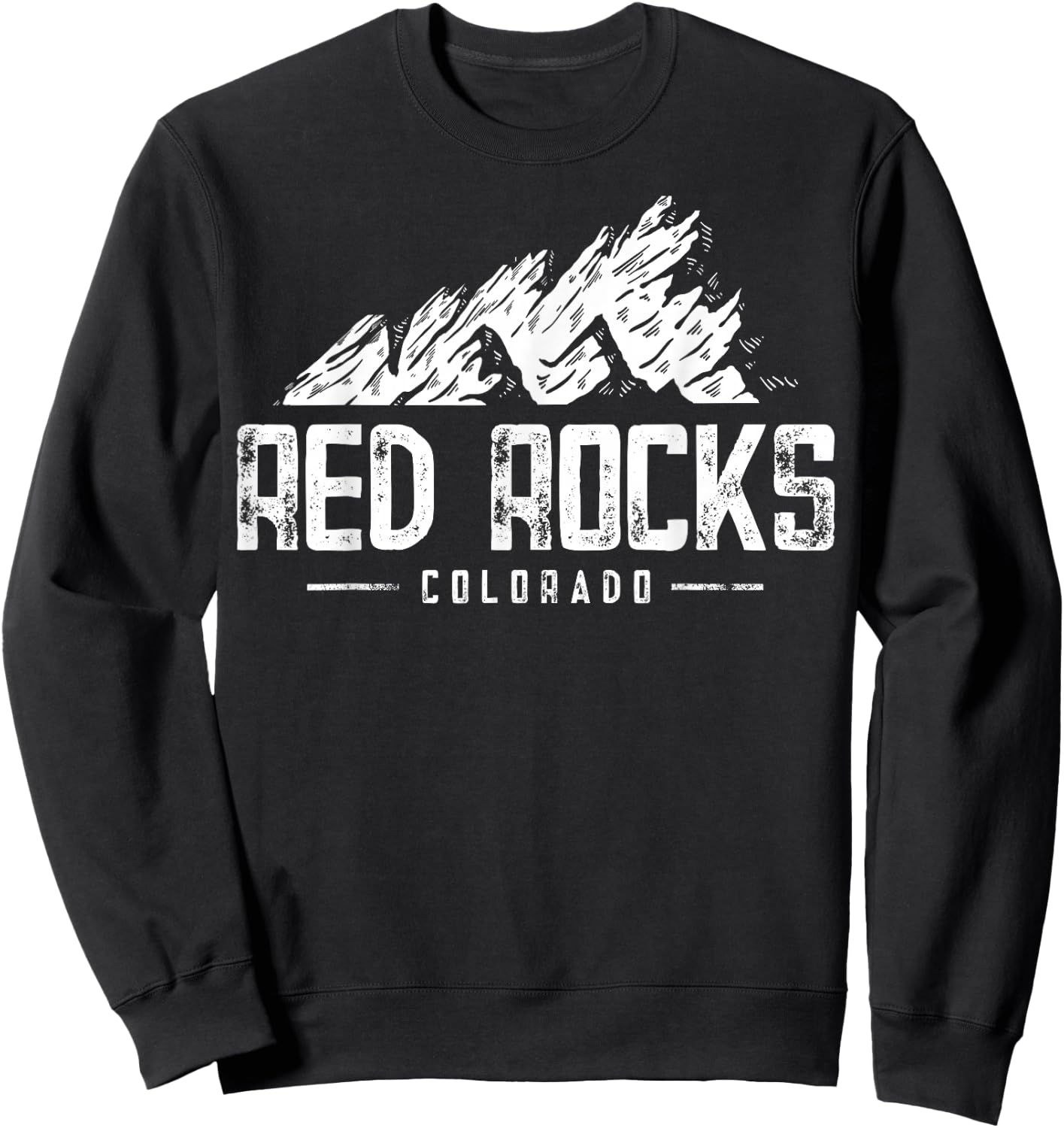 Red Rocks - Morrison Colorado - Visit Red Rocks Sweatshirt - Sweatshirt | Black
