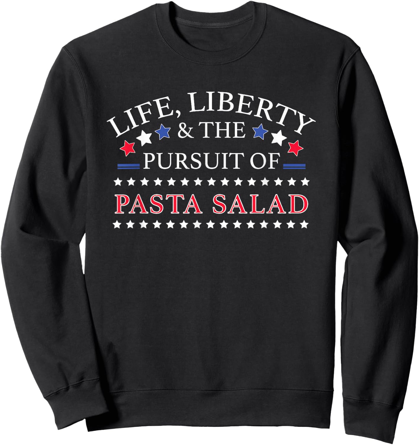 Funny Pasta Salad Shirt - Novelty Gift Sweatshirt - Sweatshirt | Black