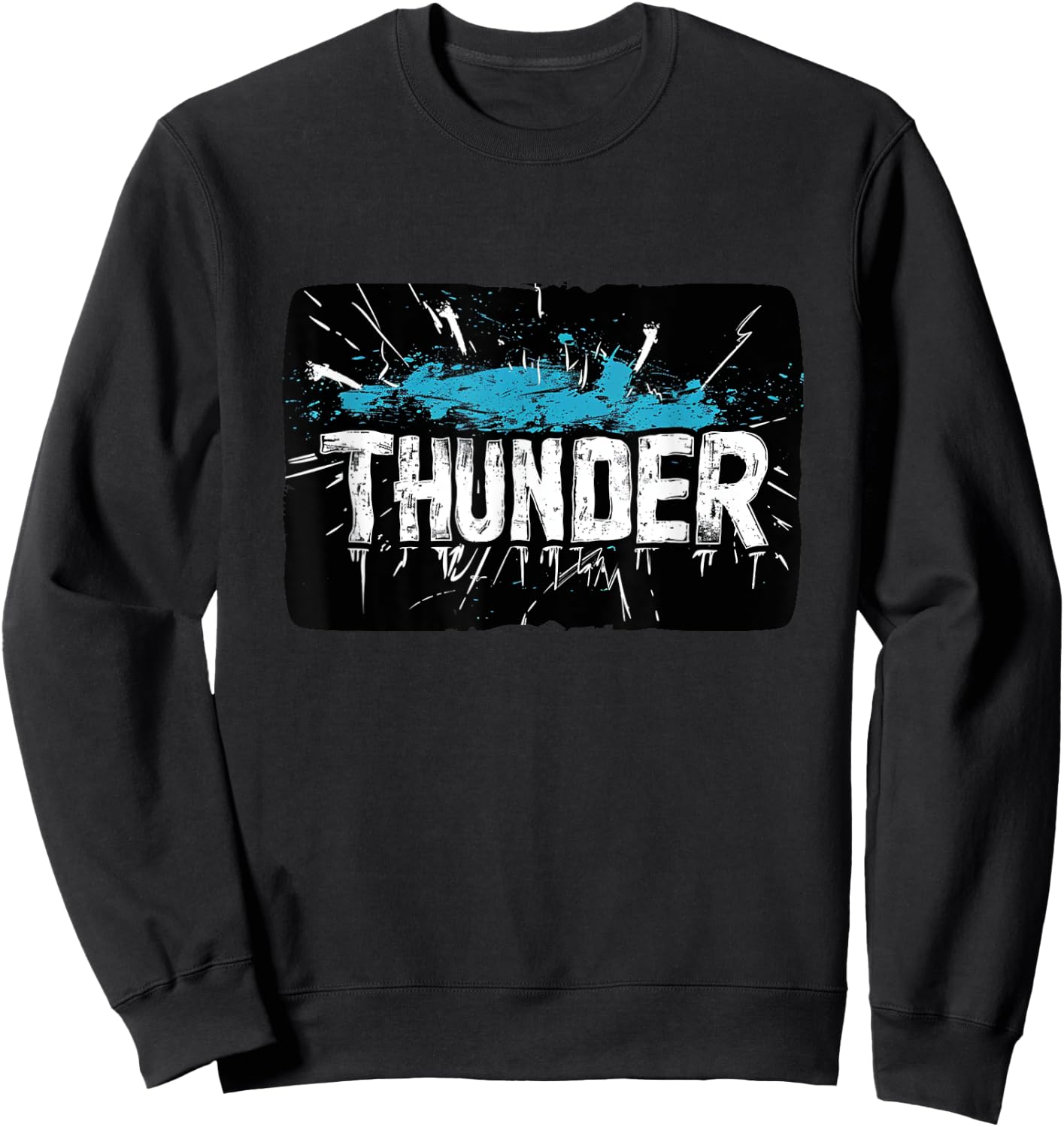 Cool Thunder emblem Outfit for Boys and Girls Sweatshirt - Sweatshirt | Black