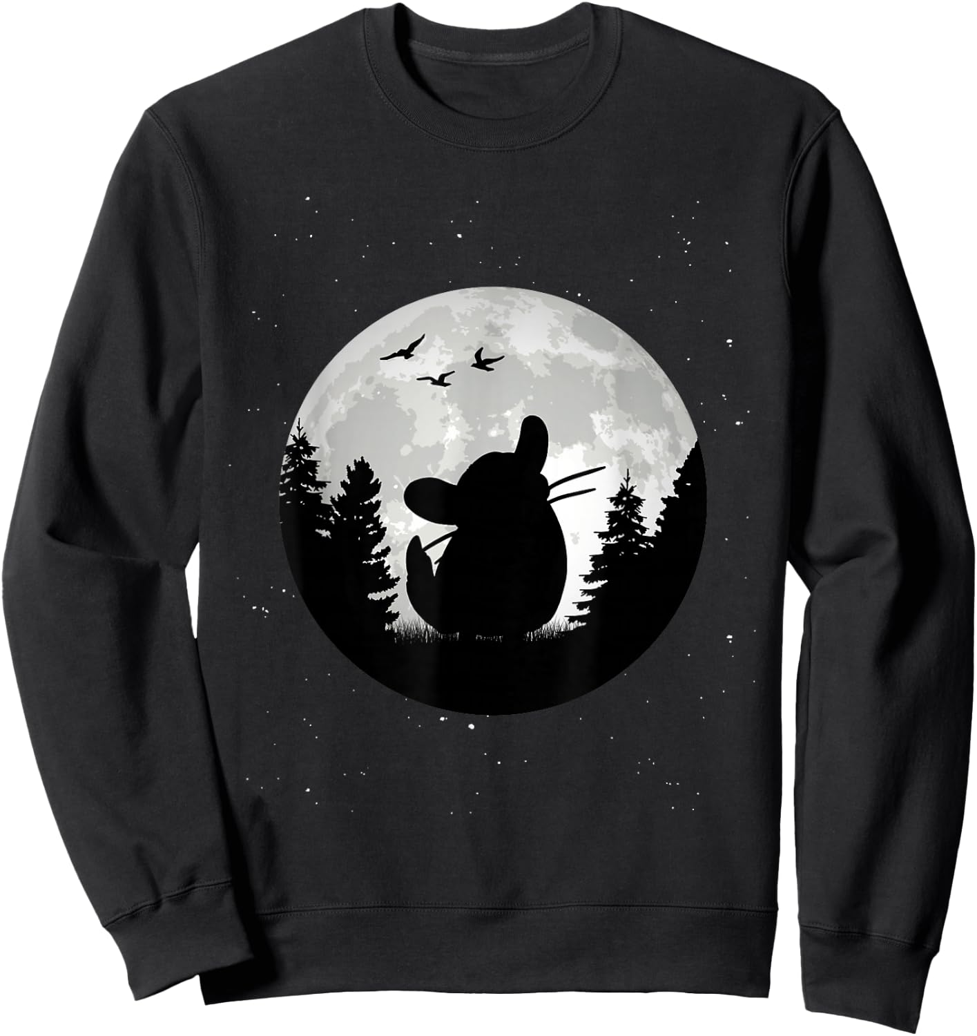 Chinchilla Moon Sweatshirt - Sweatshirt | Black