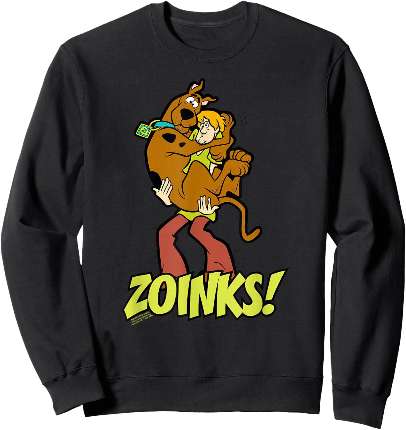 Scooby-Doo and Shaggy Zoinks! Sweatshirt - Sweatshirt | Black