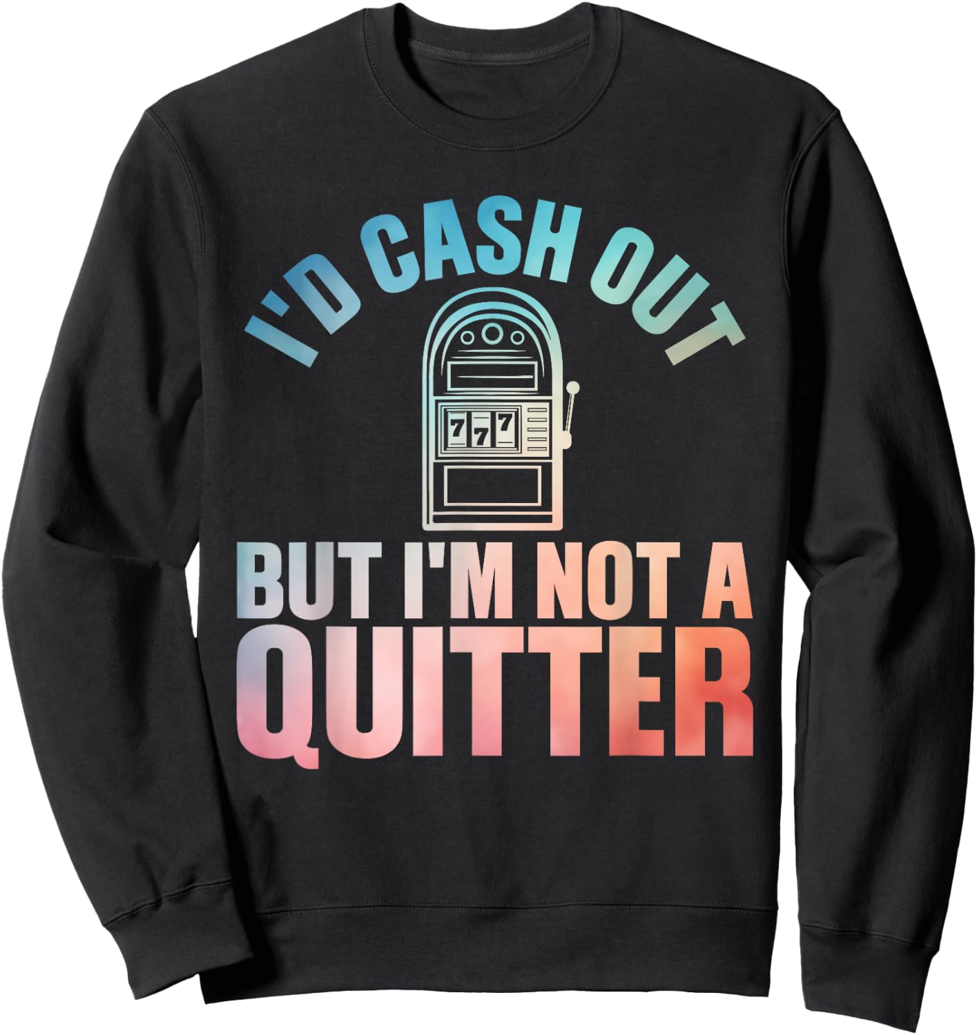 Best Gambling Art Women Poker Card Game Casino Lover Sweatshirt - Sweatshirt | Black