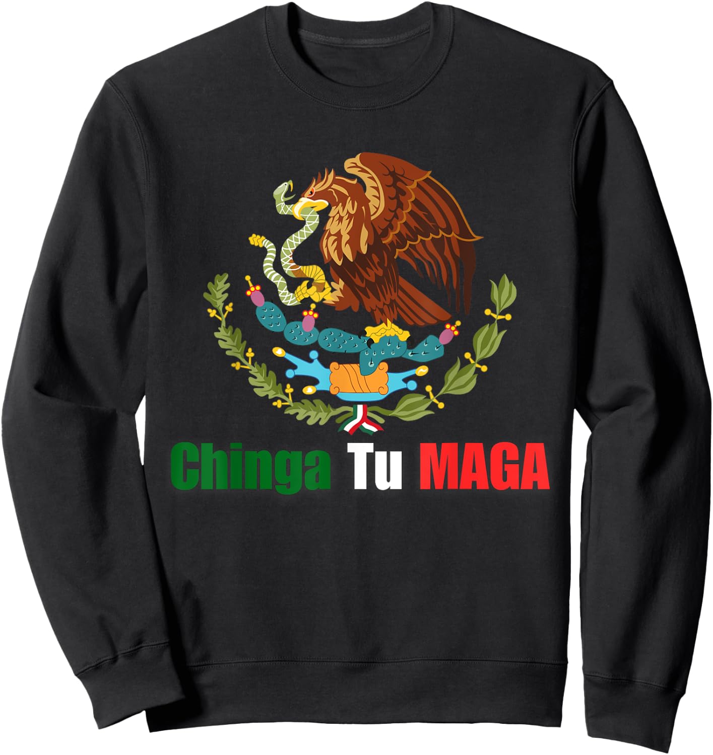 Chinga tu MAGA III Sweatshirt - Sweatshirt | Black