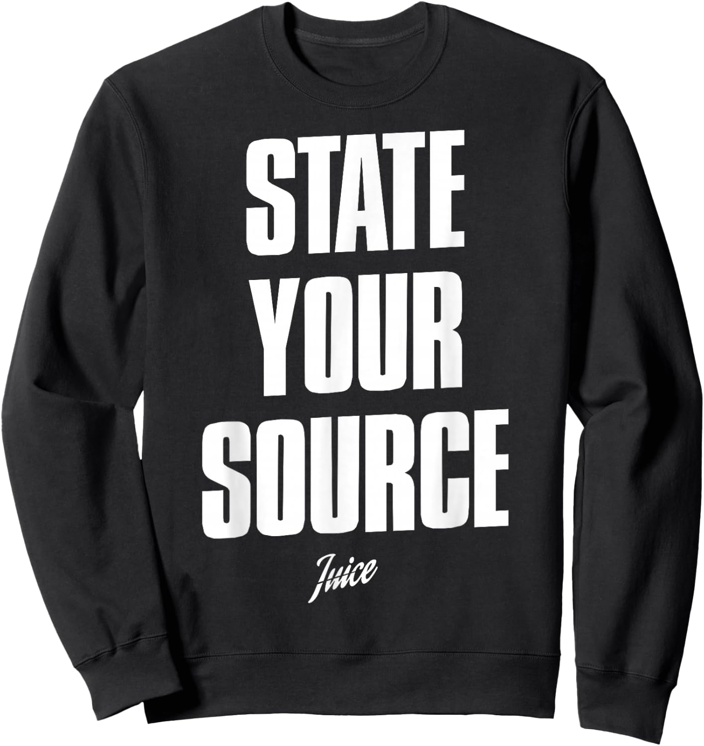State Your Source Shirt State Your Source Women Kids Sweatshirt - Sweatshirt | Black