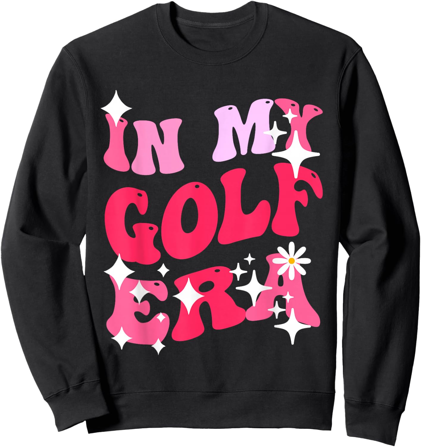 In My Golf Era Sweatshirt - Sweatshirt | Black