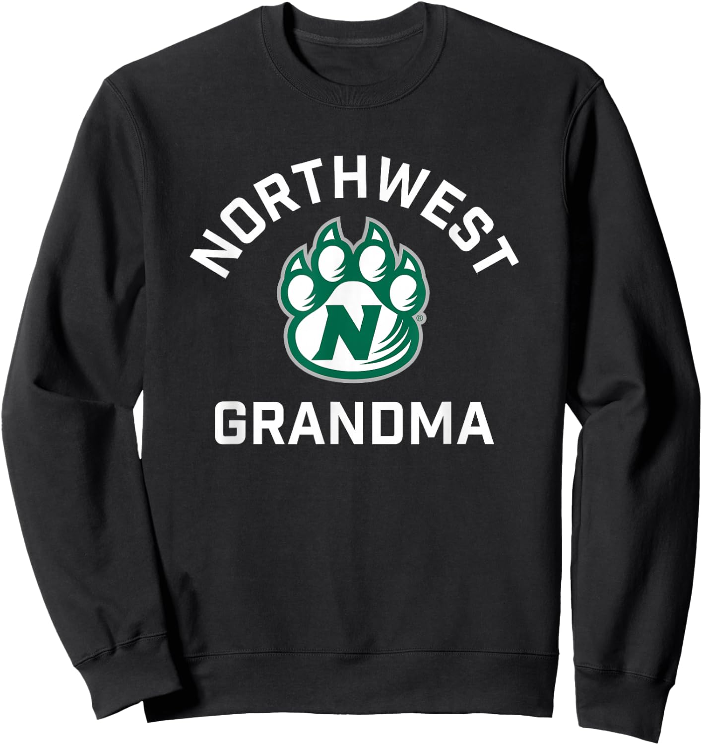 Northwest Missouri State Bearcats Arched Grandma Sweatshirt - Sweatshirt | Black