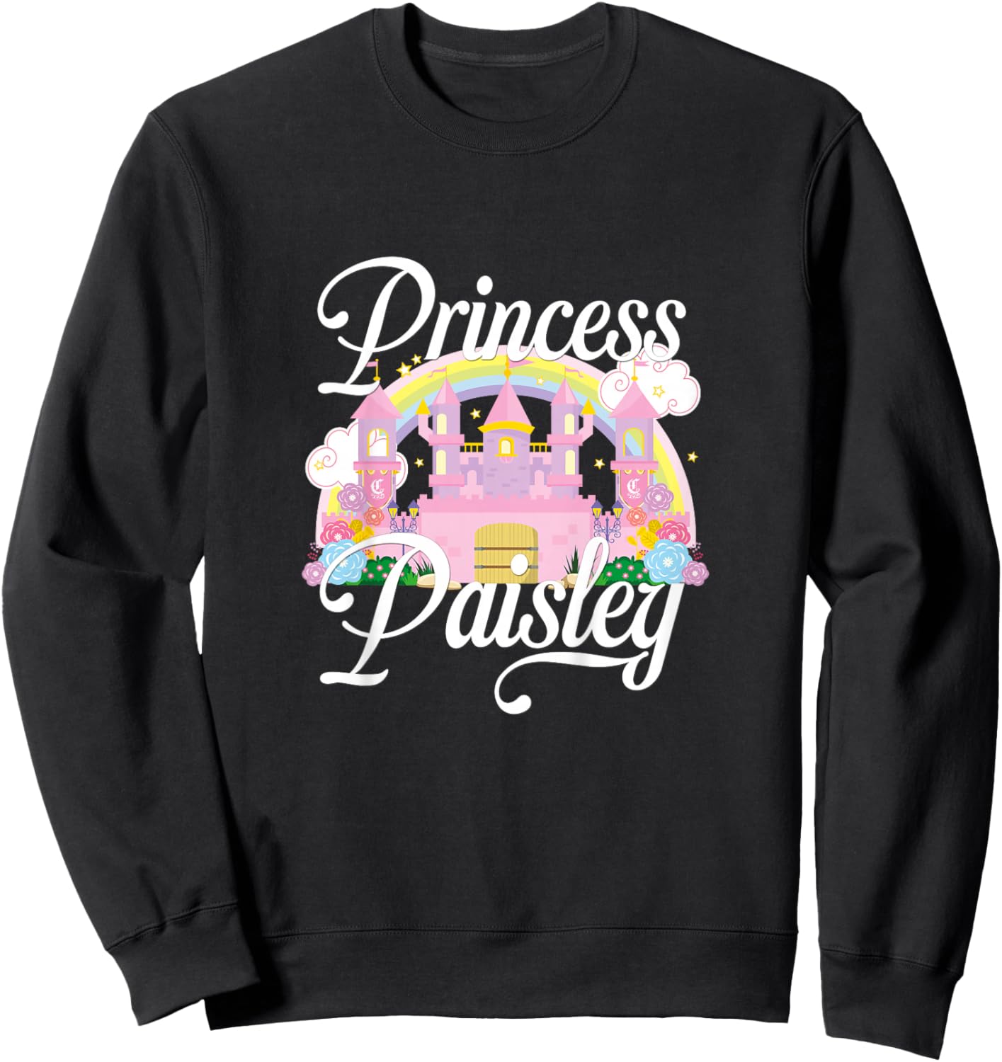Kids Princess Paisley Sweatshirt - Sweatshirt | Black