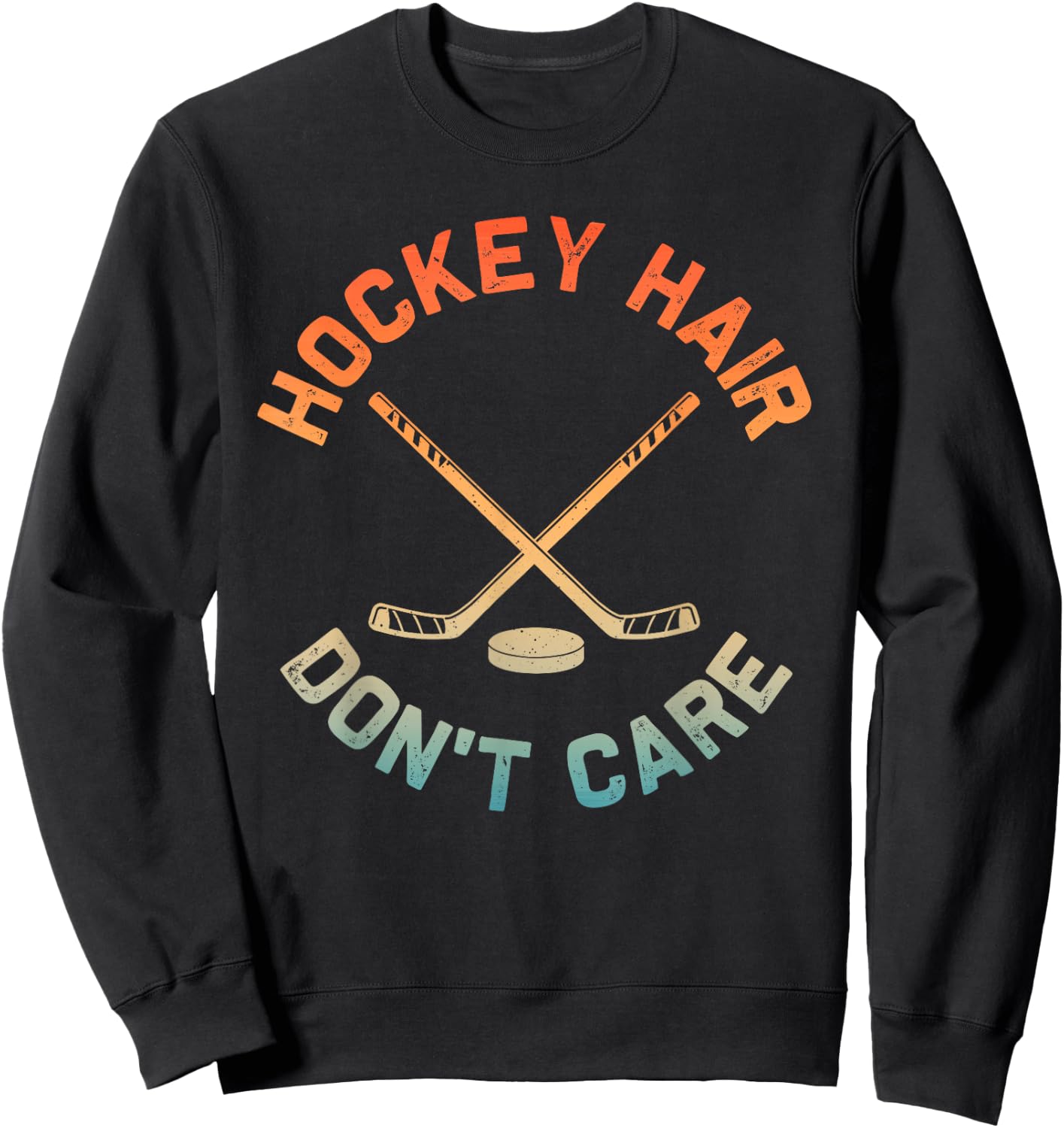 Best Ice Hockey Design Women Skate Ice Hockey Player Sweatshirt - Sweatshirt | Black