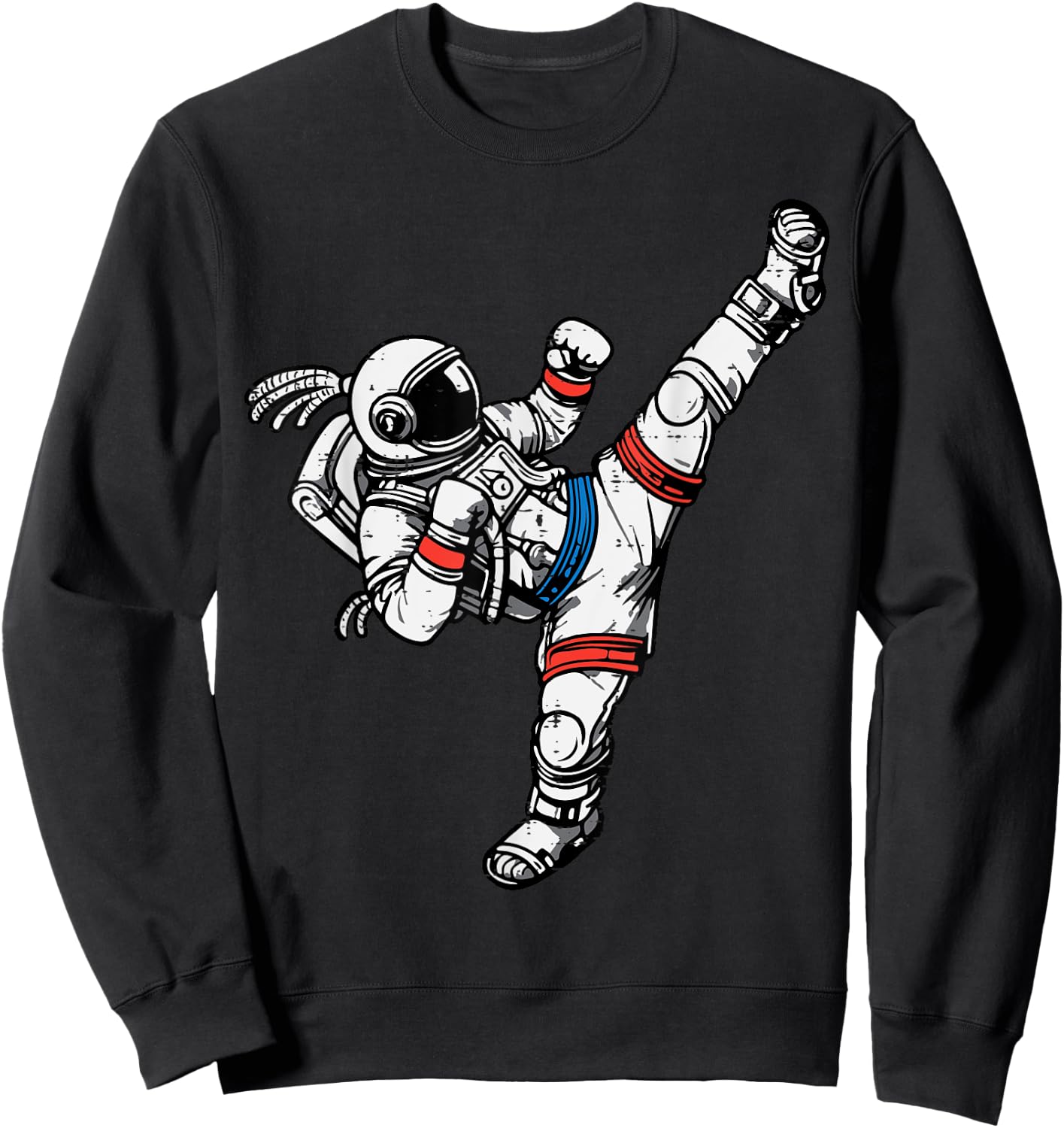 Astronaut Muay Thai Fighter Space Martial Arts Men Women Kid Sweatshirt - Sweatshirt | Black