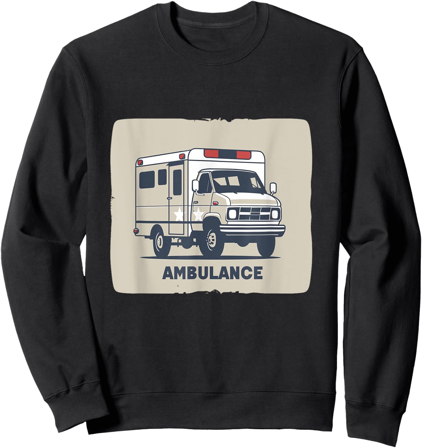 Ambulance emergency Car Costume Sweatshirt - Sweatshirt | Black