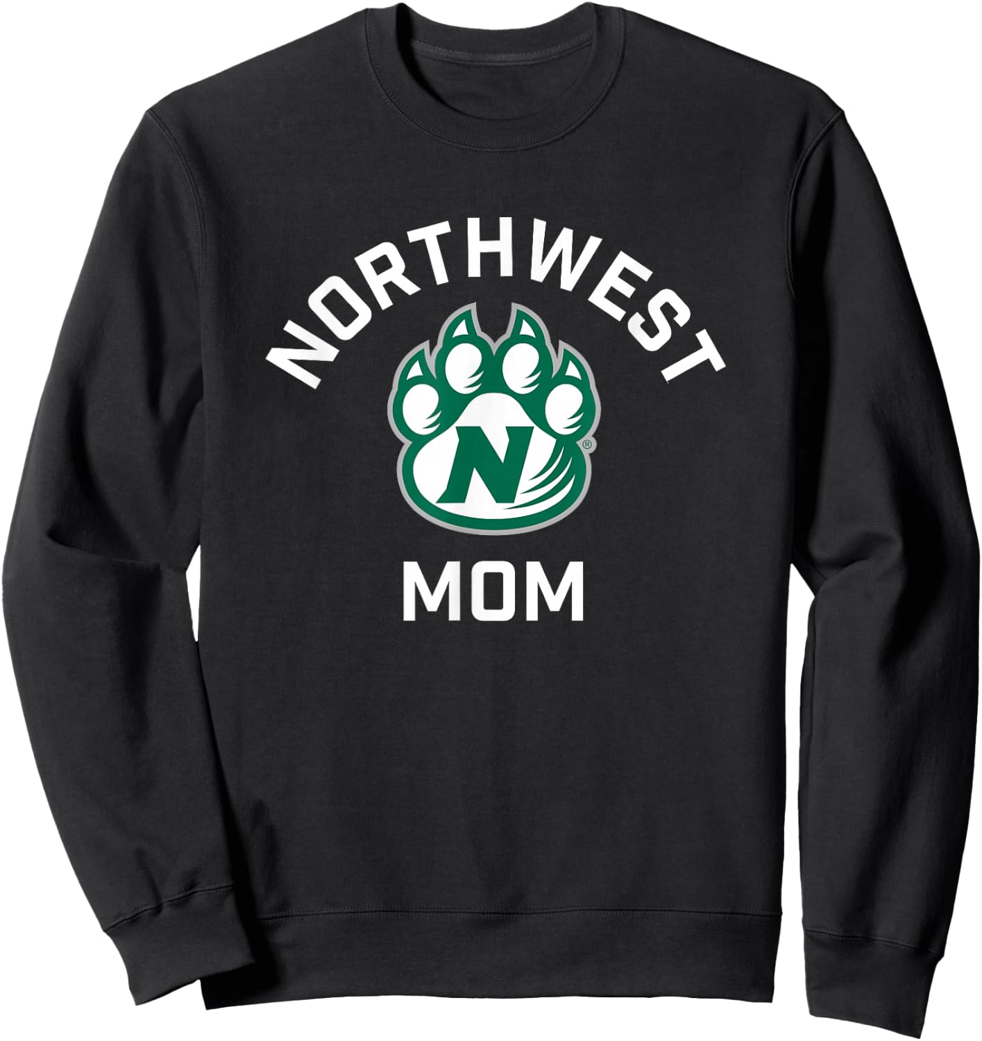 Northwest Missouri State Bearcats Arched Mom Sweatshirt - Sweatshirt | Black