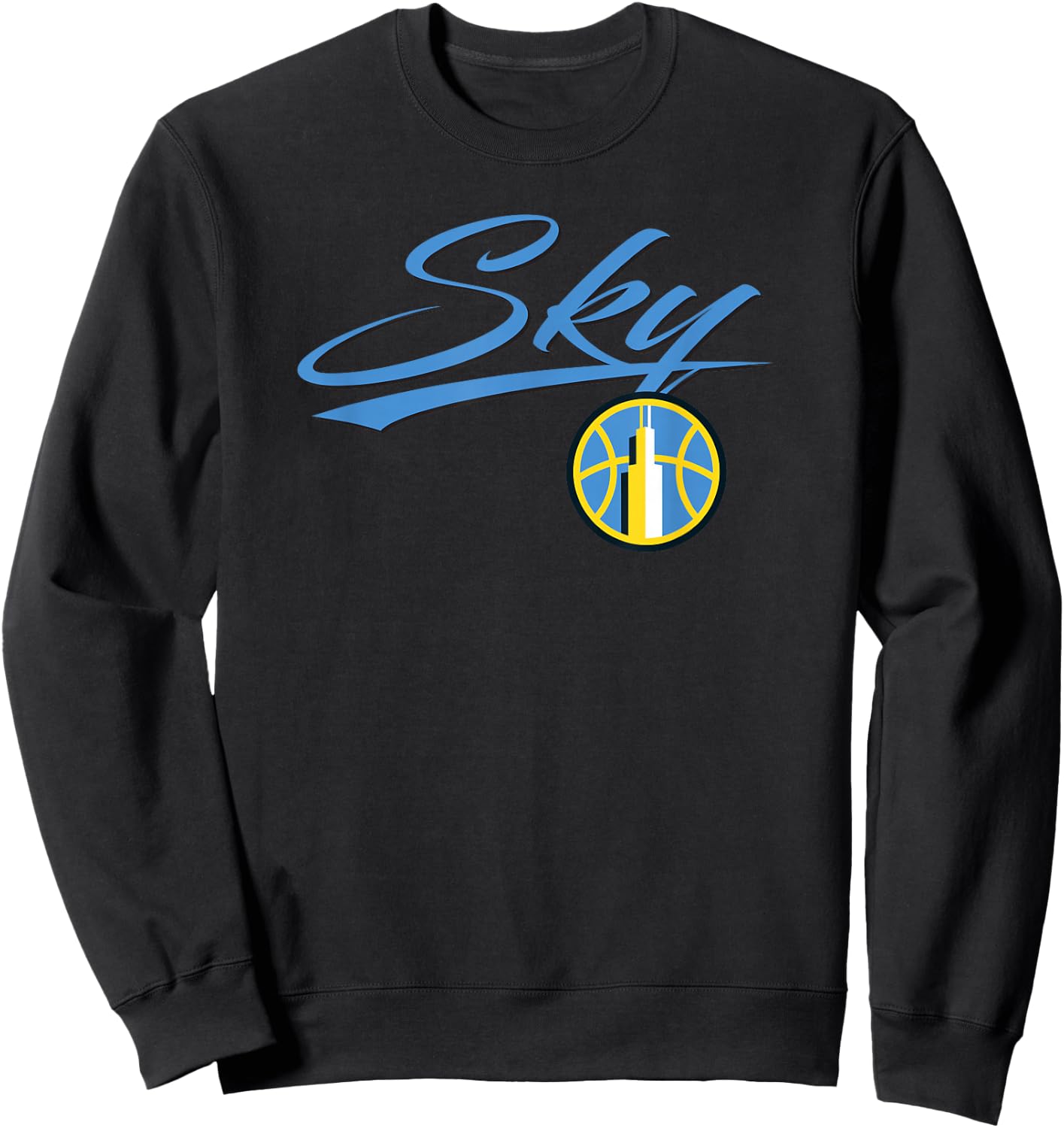 WNBA Chicago Sky Officially Licensed Sweatshirt - Sweatshirt | Black