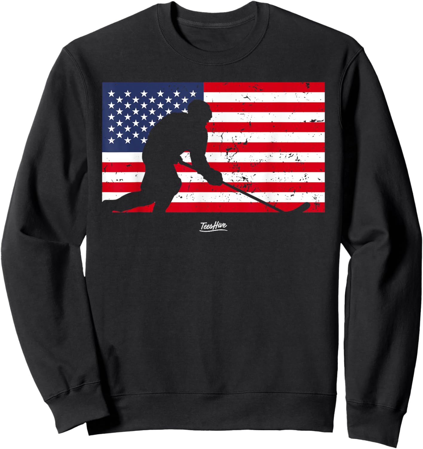Hockey Kids Men Sweatshirt - Sweatshirt | Black