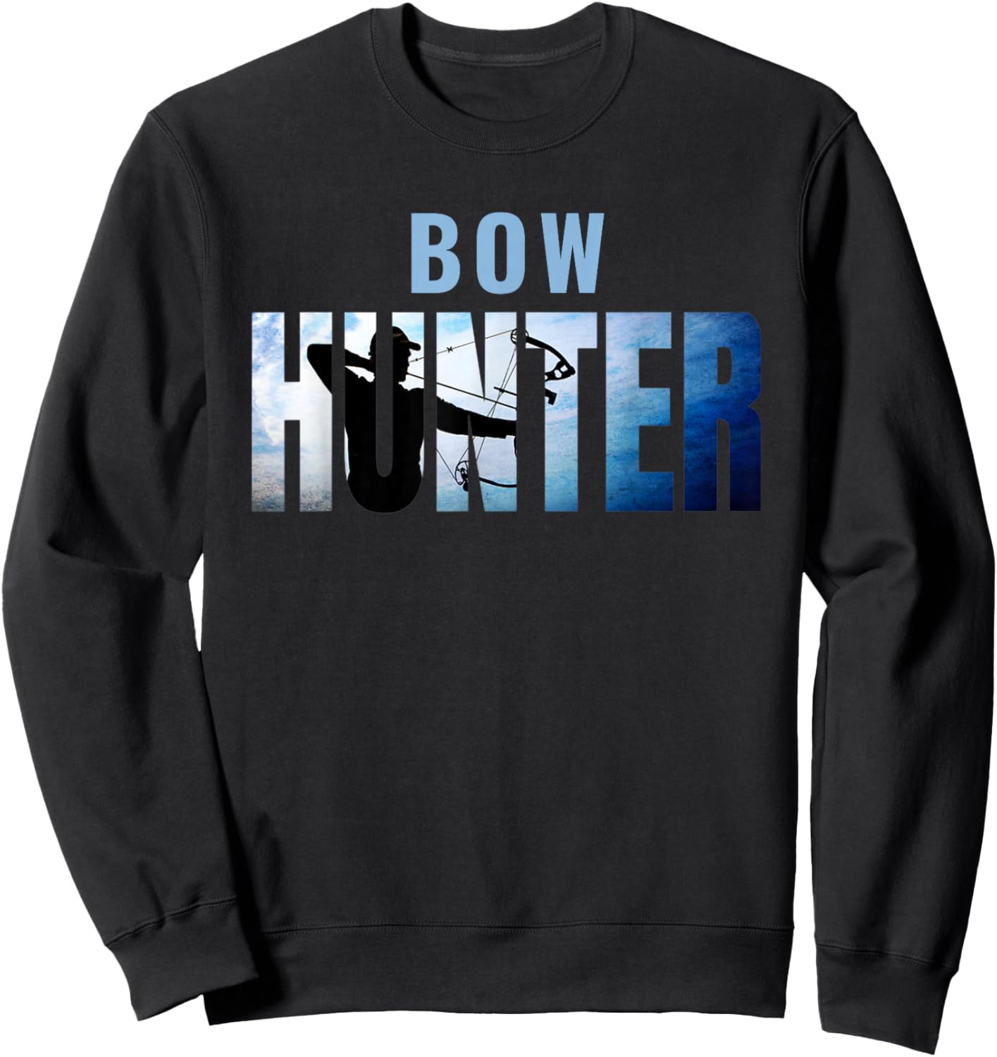 Deer Crossbow Hunting Buckwear Bow Hunter Gear Accessories Sweatshirt - Sweatshirt | Black
