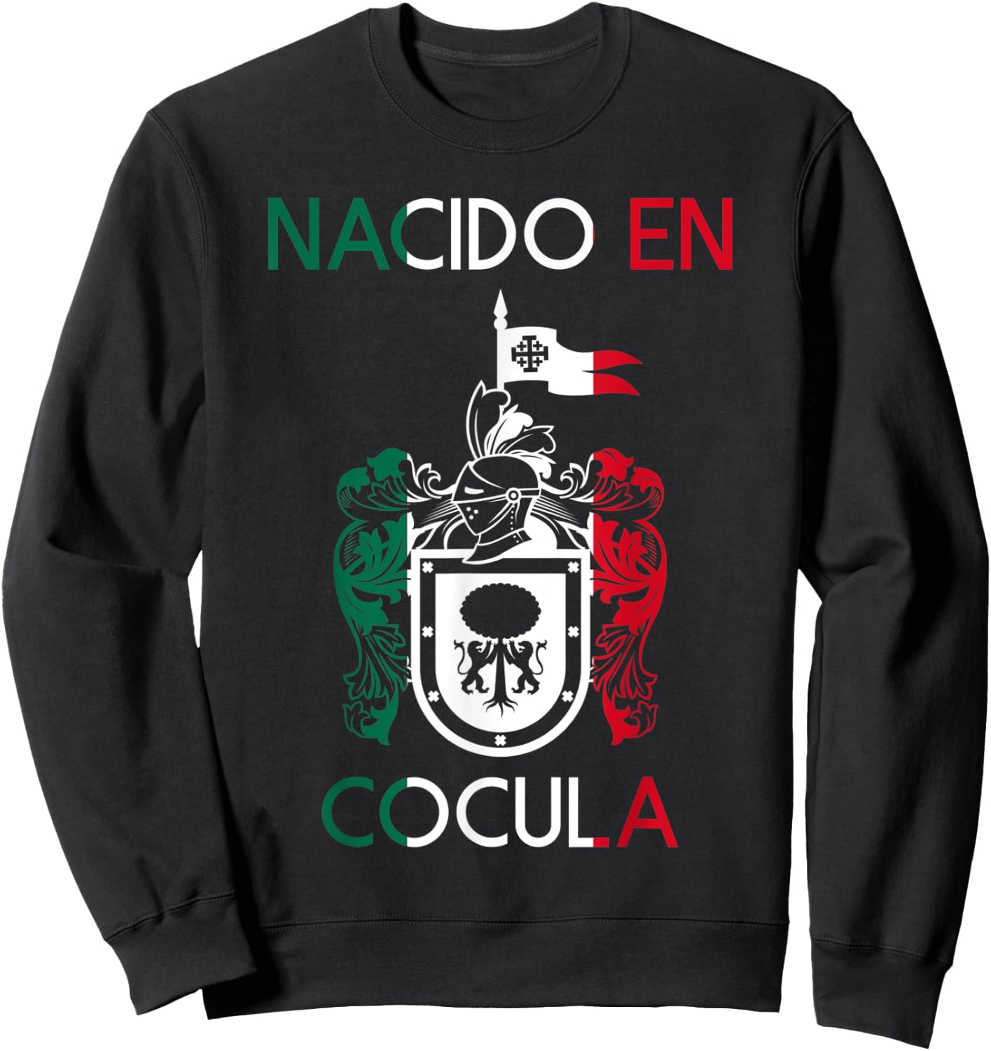 Cocula Jalisco Estado De Mexico Escudo Eagle Aguila Sweatshirt - Sweatshirt | Black
