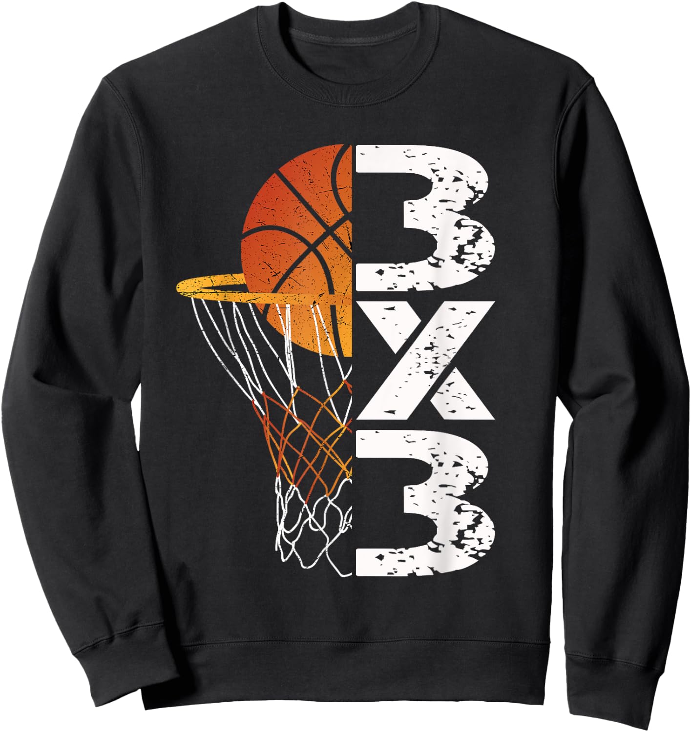3X3 Basketball Sweatshirt - Sweatshirt | Black
