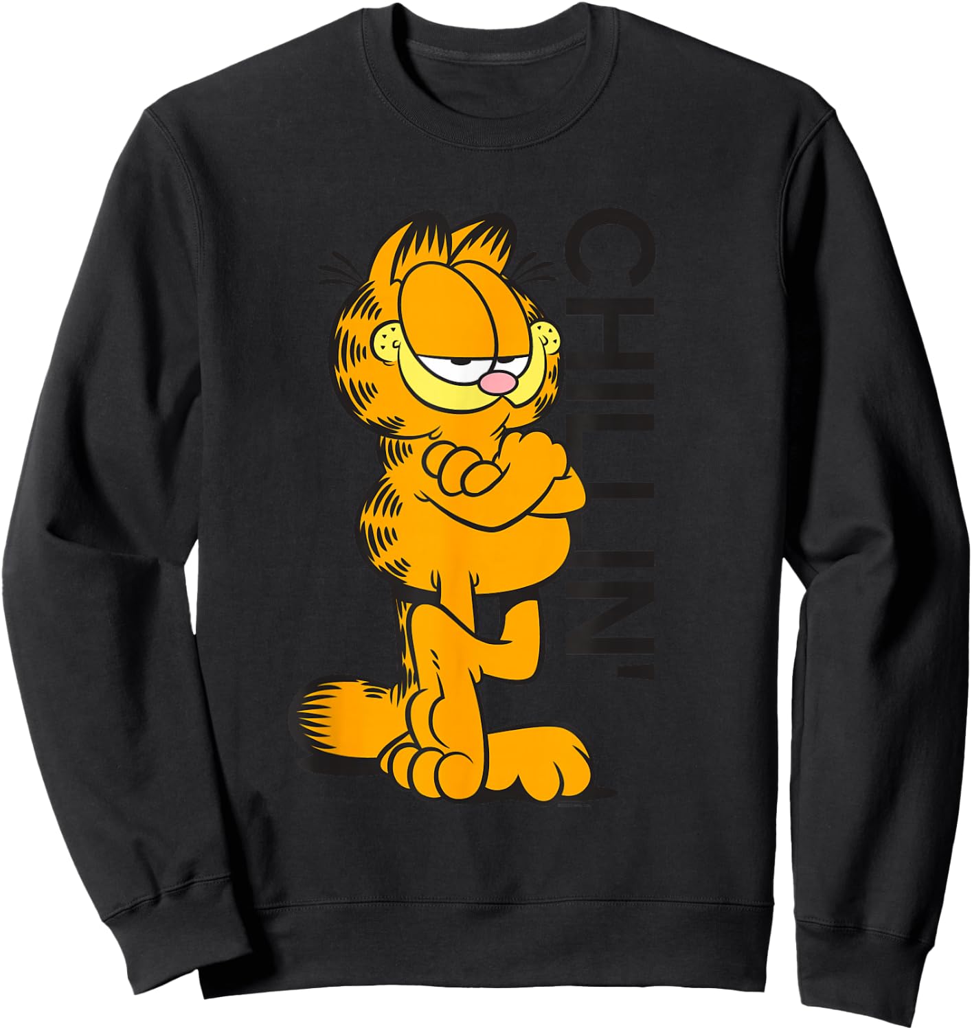 Garfield Classic Chillin' Sweatshirt - Sweatshirt | Black
