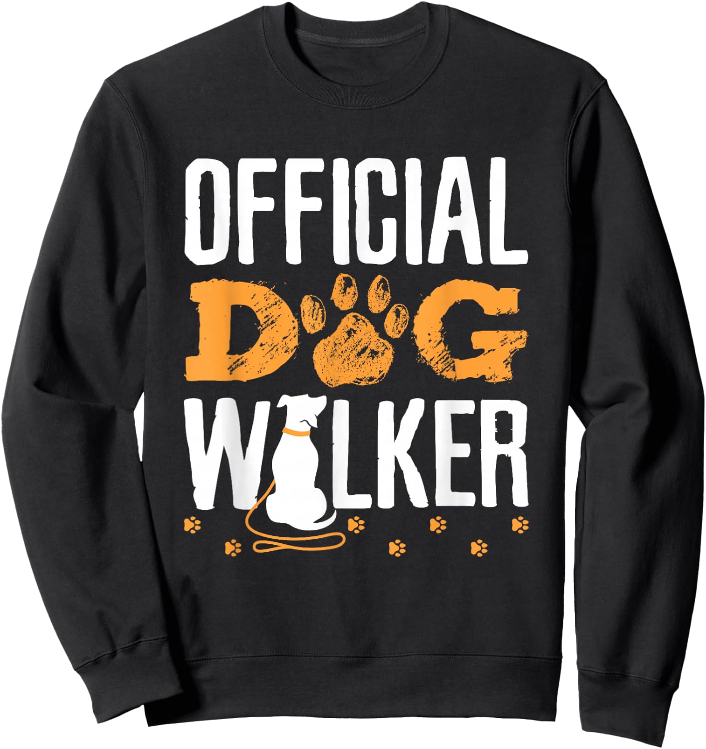 Official Dog Walker Sweatshirt - Sweatshirt | Black