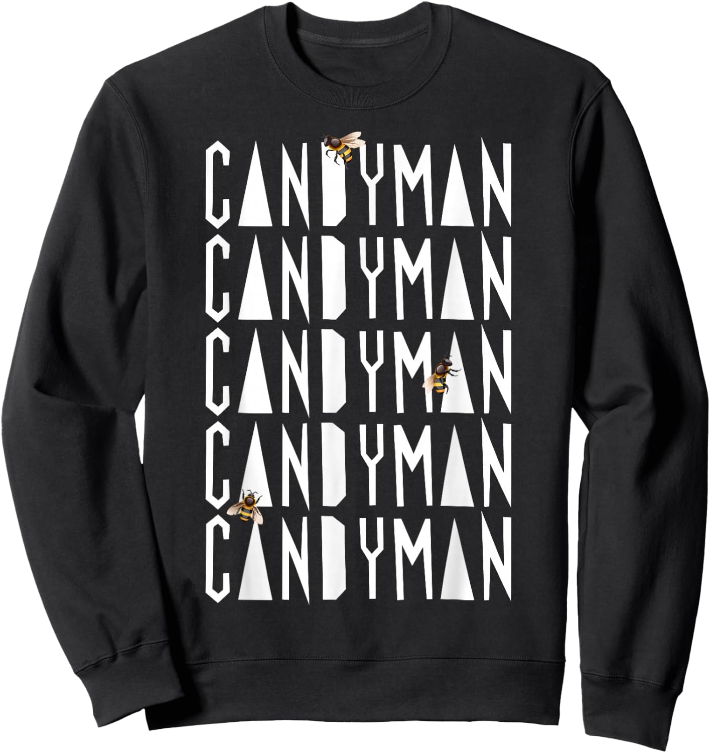 Candyman Bees Funny Urban Legend Scary Halloween Sweatshirt - Sweatshirt | Black