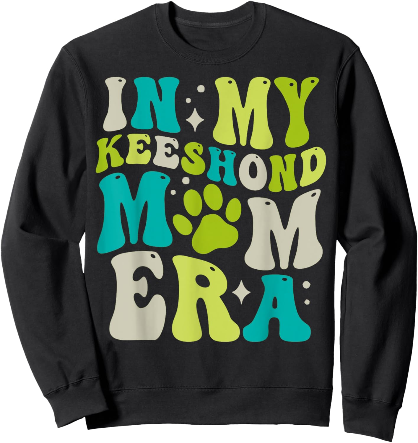 In My Keeshond Mom Era for Dog Mom Sweatshirt - Sweatshirt | Black