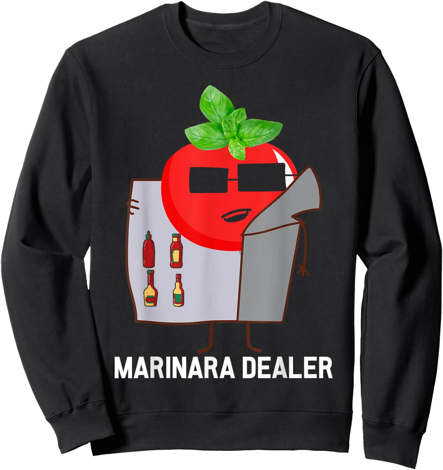 Marinara Sauce Dealer Sweatshirt - Sweatshirt | Black