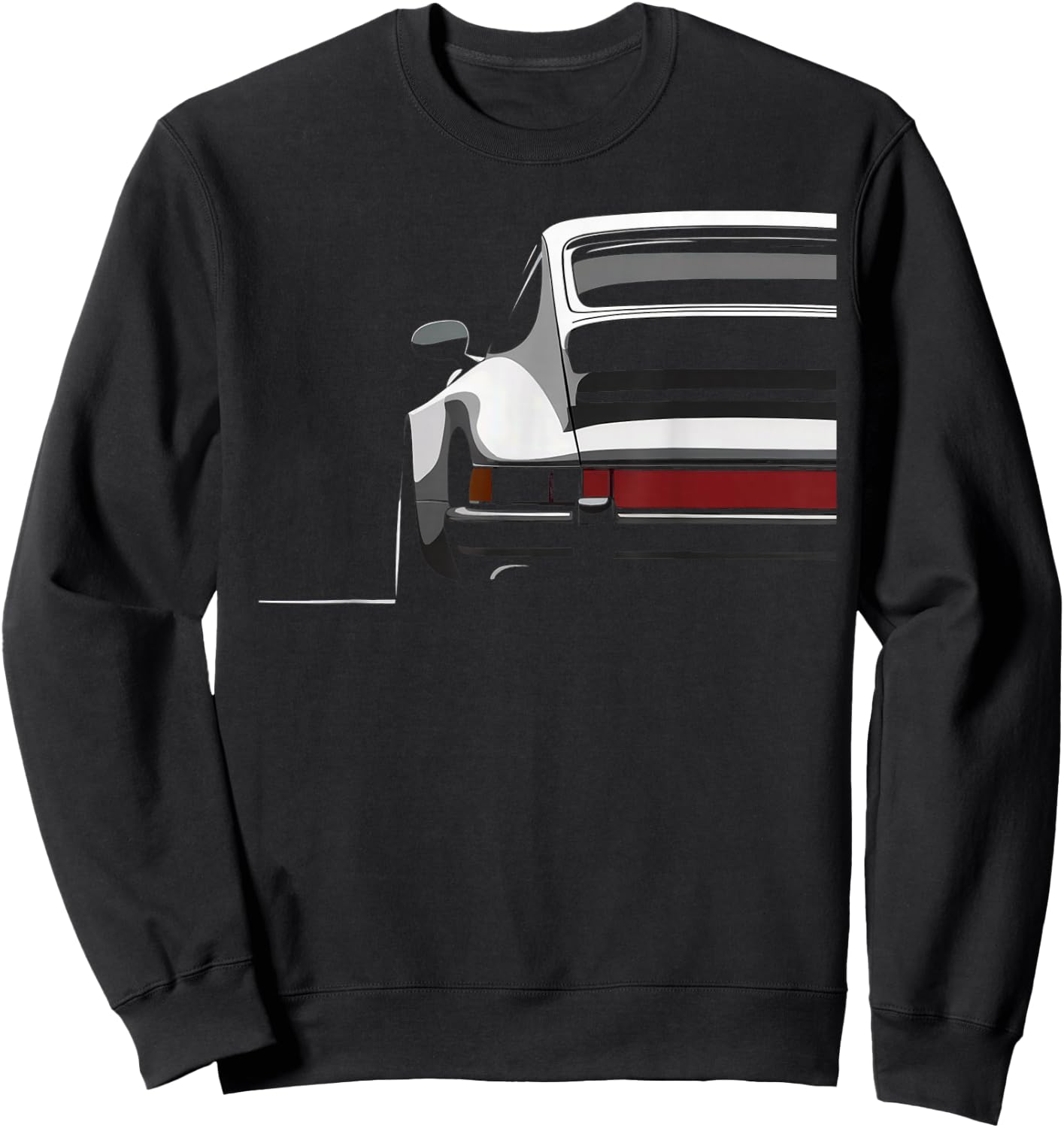 Legendary Racing Sports Car Iconic Racing Car Silhouette Sweatshirt - Sweatshirt | Black