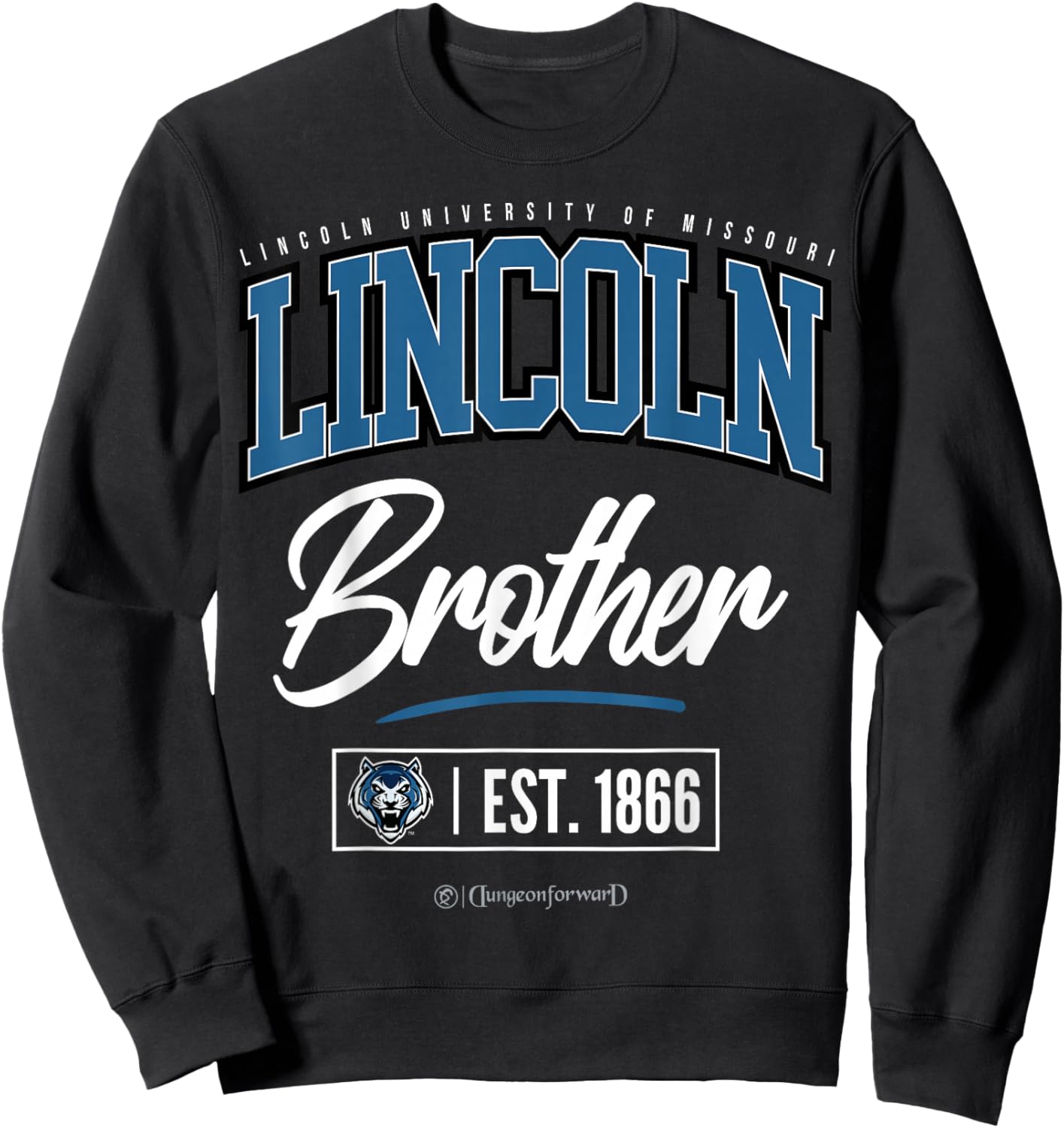 Lincoln University (MO) - LU-MO HBCU Brother Sweatshirt - Sweatshirt | Black