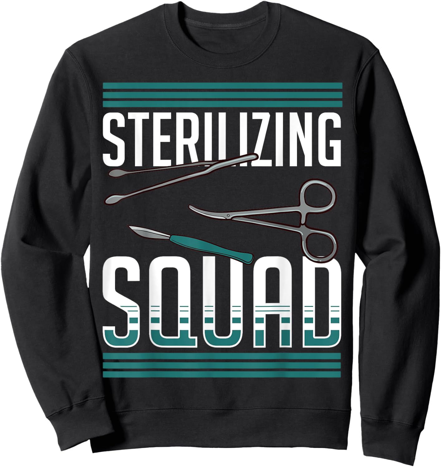 Sterile Processing Technician Instruments Tech Certification Sweatshirt - Sweatshirt | Black