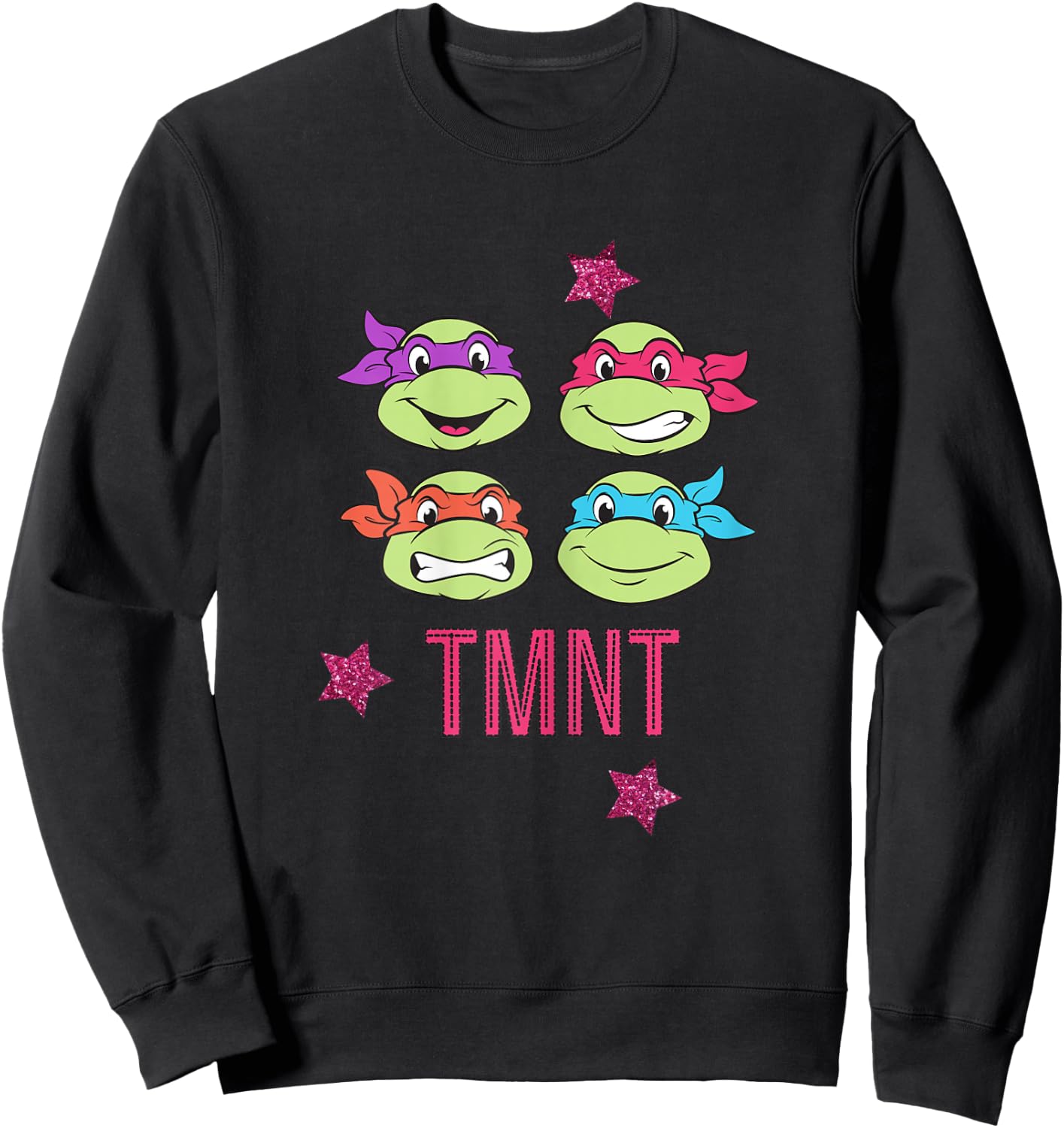 Teenage Mutant Ninja Turtles Characters and Stars Sweatshirt - Sweatshirt | Black