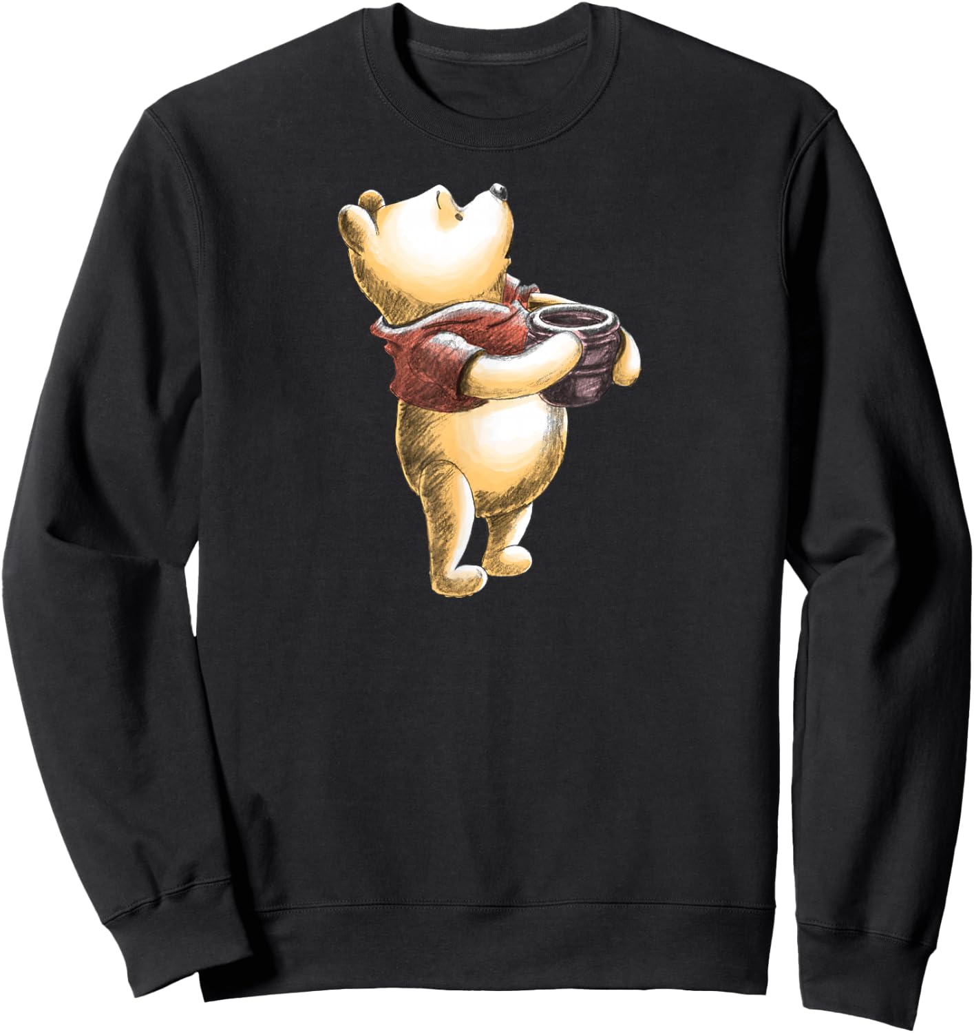 Disney - Winnie The Pooh Sketch Sweatshirt - Sweatshirt | Black