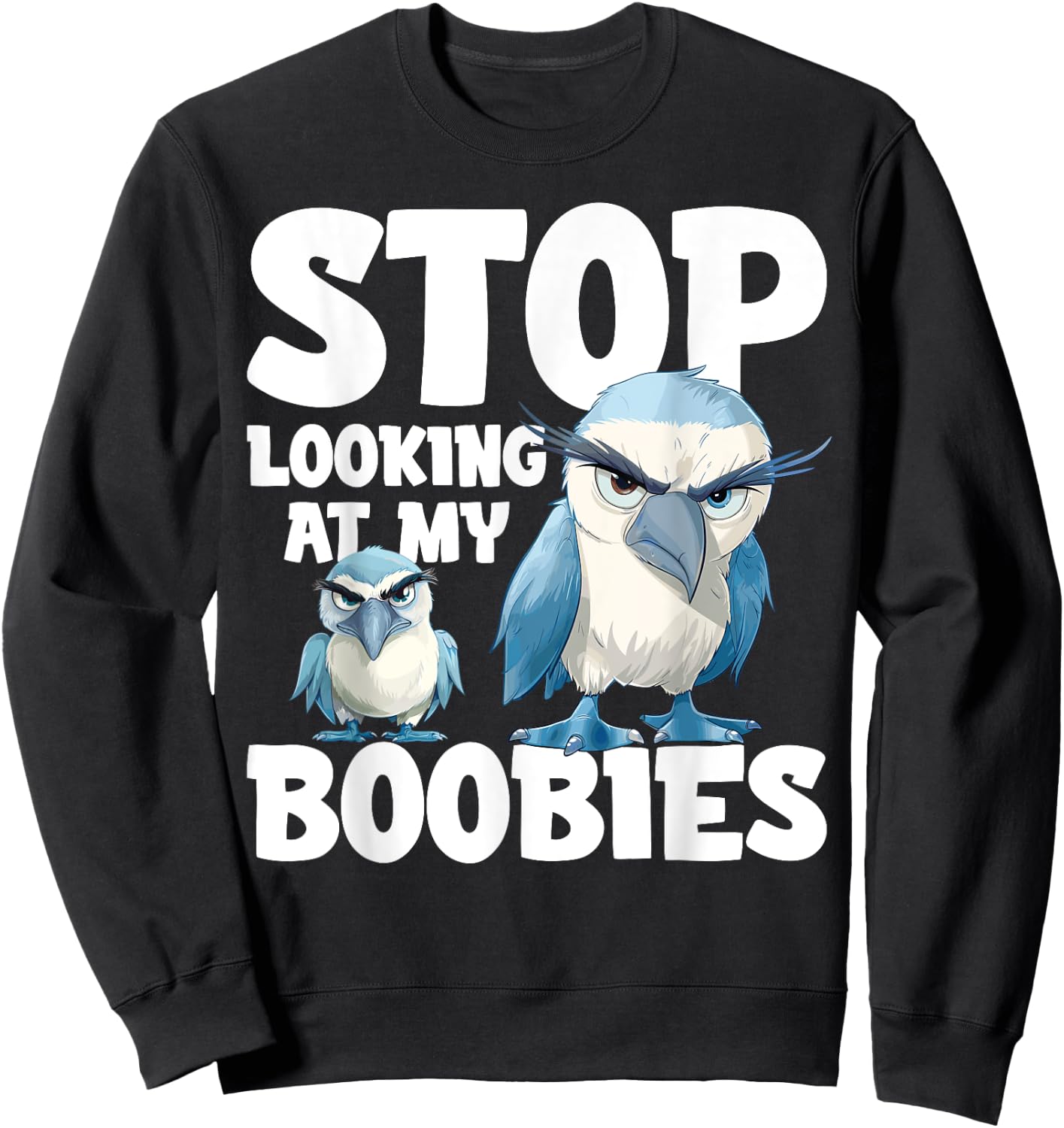 Blue Footed Booby Seabird Galapagos Islands Blue Foot Boobie Sweatshirt - Sweatshirt | Black