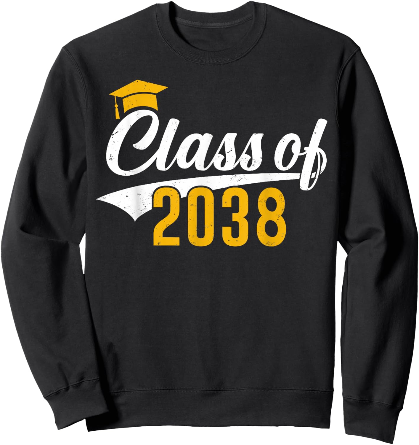 Class of 2038 Grow With Me Kindergarten K-12 Class of 2038 Sweatshirt - Sweatshirt | Black
