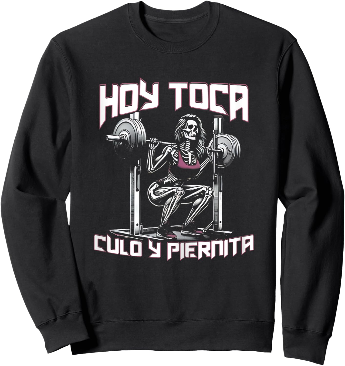 Hoy toca culo y pierna frente Sweatshirt - Sweatshirt | Black