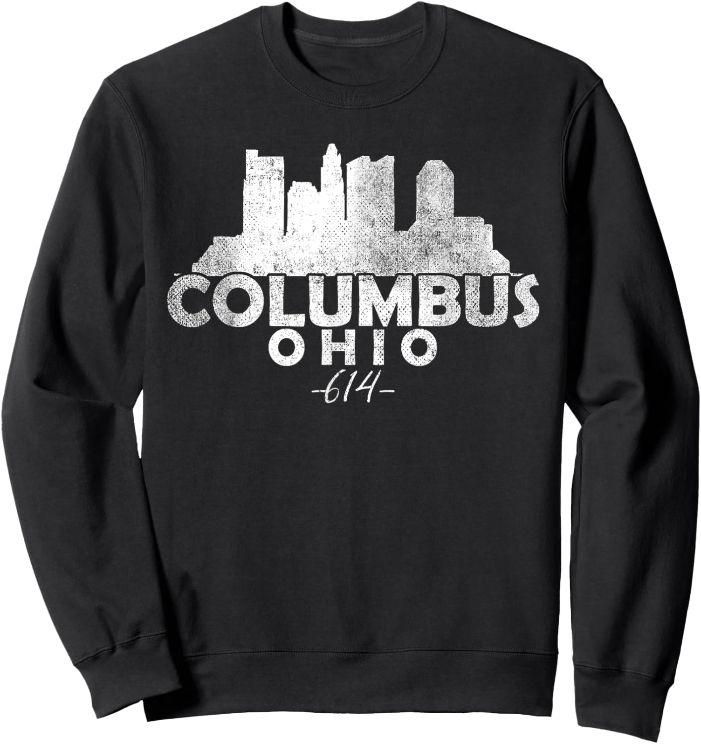 Columbus Ohio OH | skyline Sweatshirt - Sweatshirt | Black