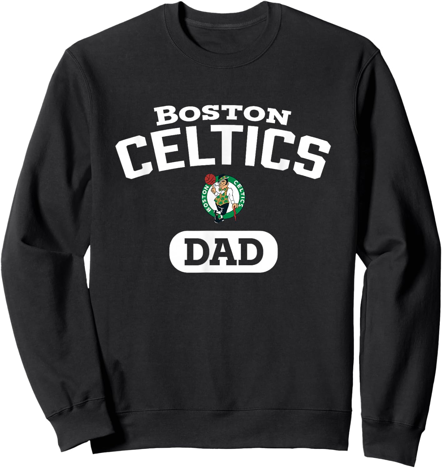 NBA Boston Celtics Dad Arched Team Logo Sweatshirt - Sweatshirt | Black