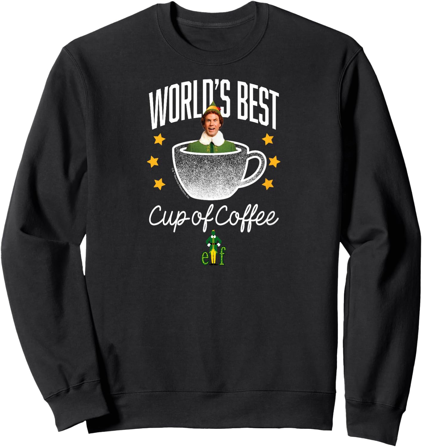 Elf - Buddy World's Best Cup Of Coffee Sweatshirt - Sweatshirt | Black