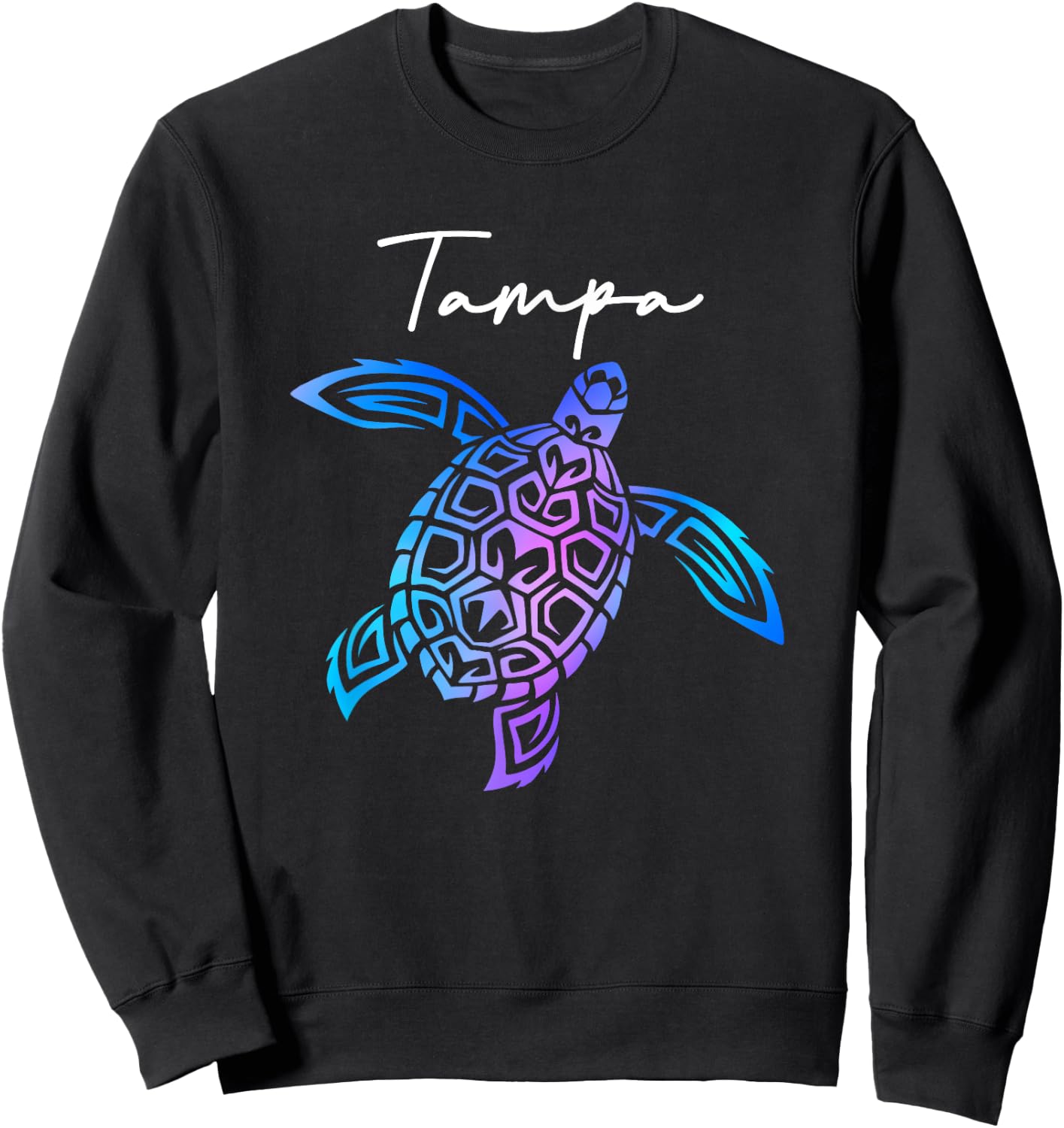 Tampa Bay Florida Sea Turtle Vacation Souvenir Boys Girls Sweatshirt - Sweatshirt | Black