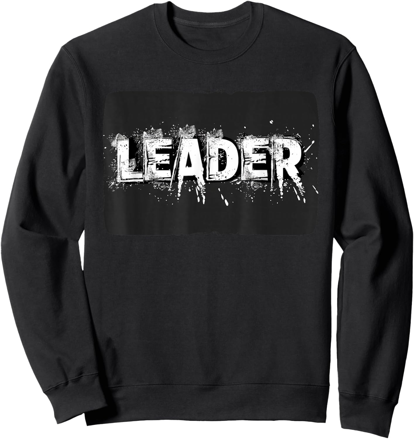 Leader Statement for Adults and Kids Sweatshirt - Sweatshirt | Black