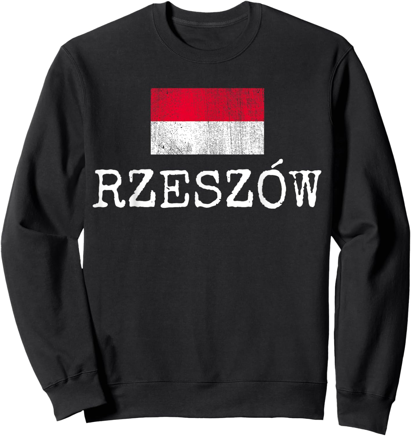 Rzeszow Poland City Polska Country Vacations Polish Travel Sweatshirt - Sweatshirt | Black