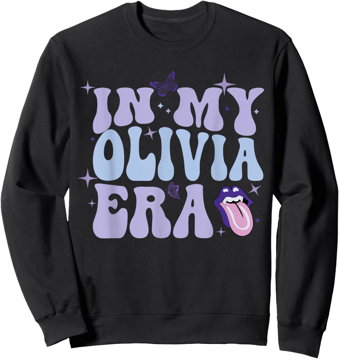 In My Olivia Era Women Sweatshirt - Sweatshirt | Black