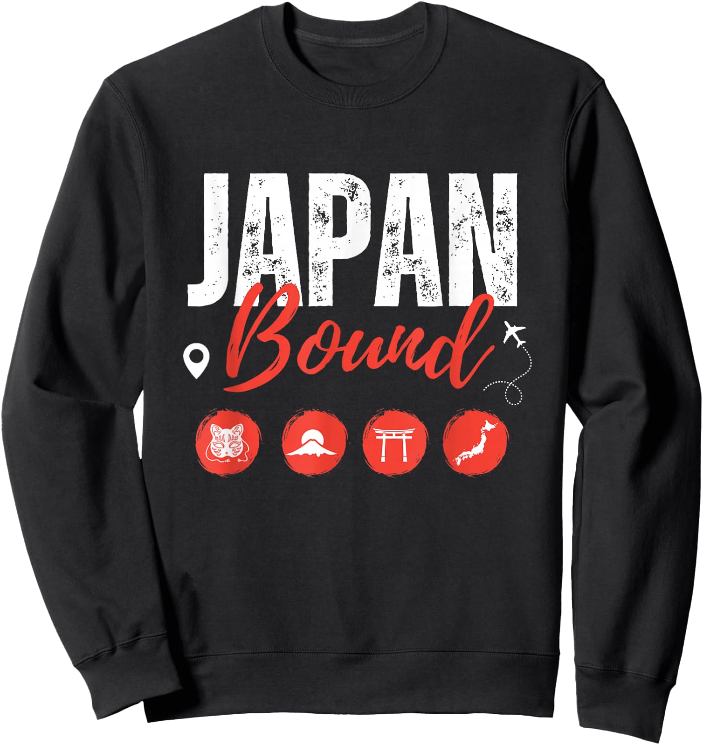 Japan Bound Tokyo Travel Vacation Trip Matching Family Sweatshirt - Sweatshirt | Black