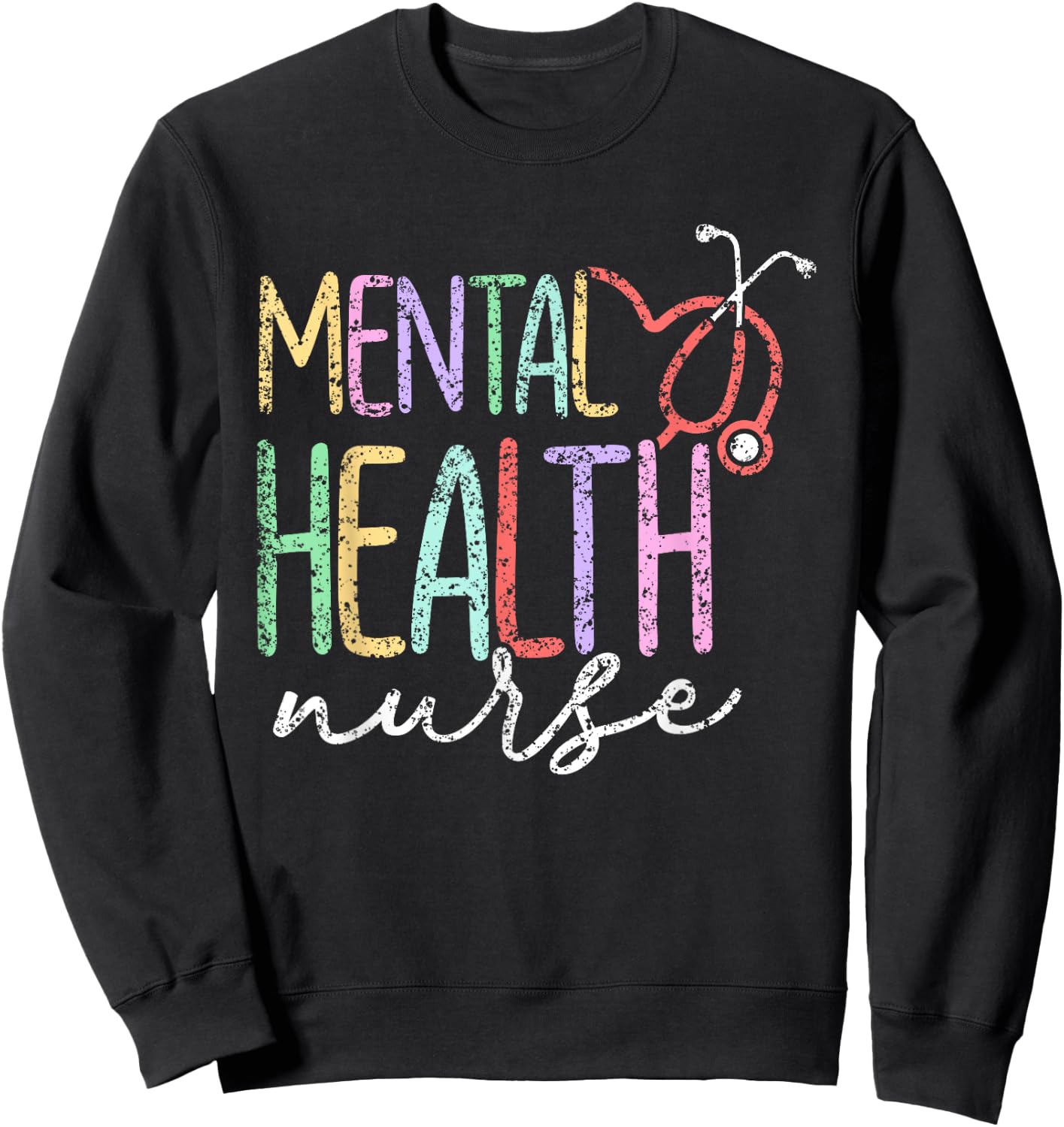 Psychiatric Nurse Psych Nurse Mental Health Women's Classic Fit Black Short Sleeve - Small Sweatshirt - Sweatshirt | Black