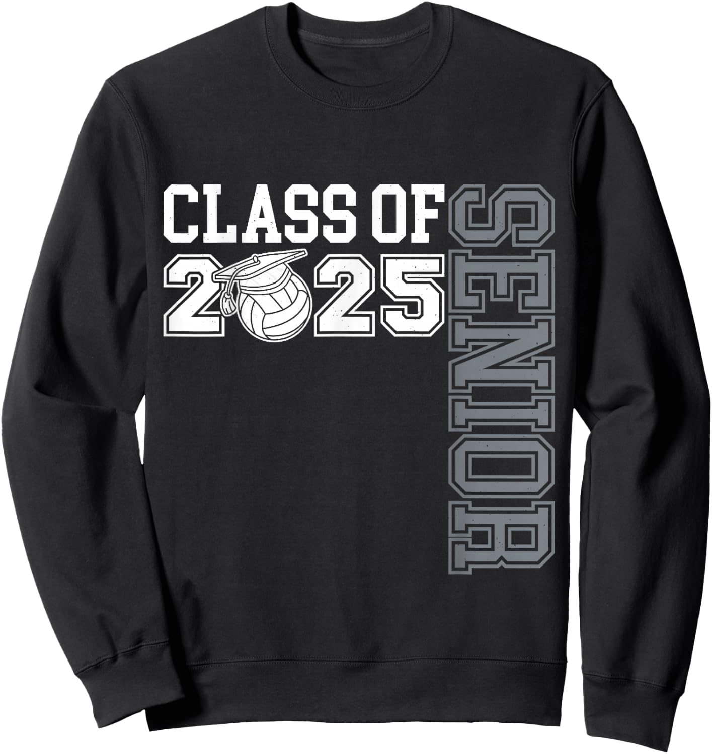 Class of 2025 Volleyball Senior Night Sweatshirt - Sweatshirt | Black