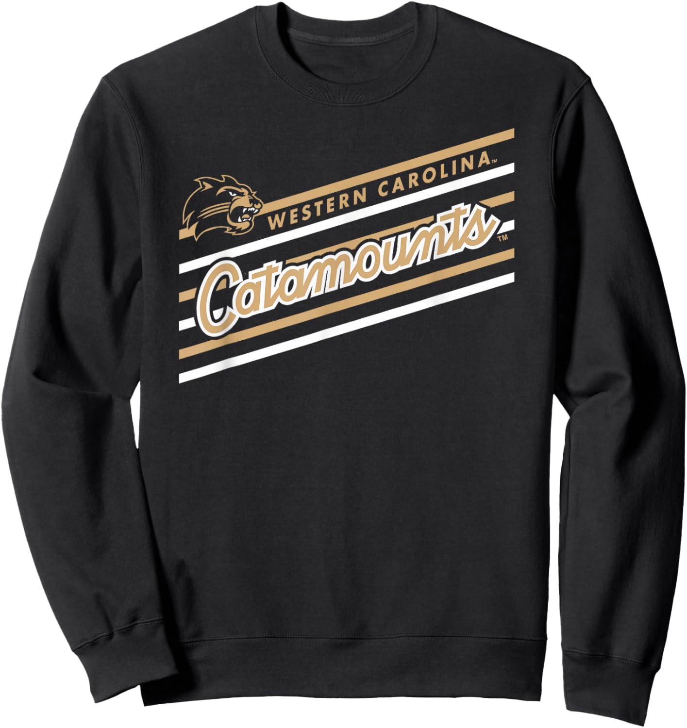 Western Carolina Catamounts Retro Performer Purple Sweatshirt - Sweatshirt | Black
