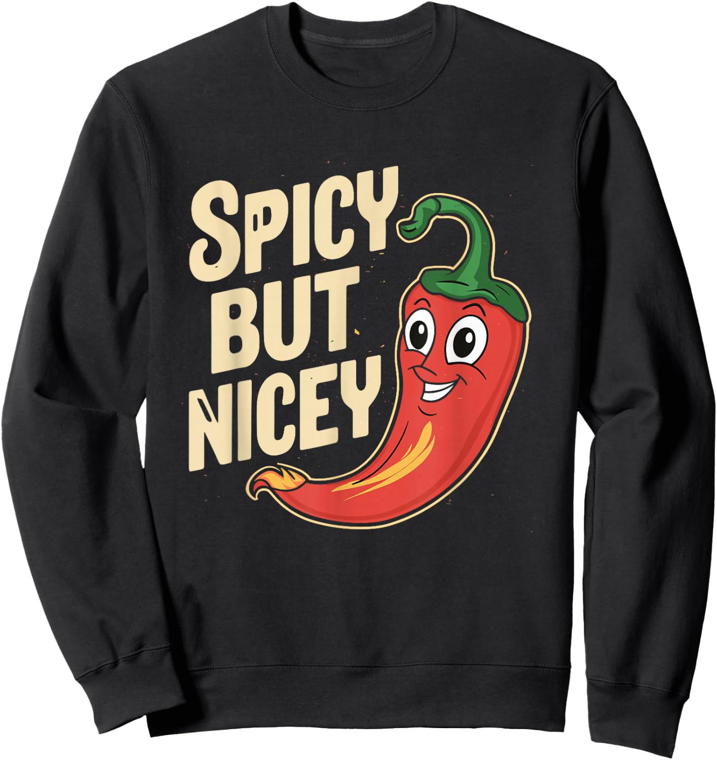 Spicy Food Lover Chili Peppers Chef Spice Scoville scale Sweatshirt - Sweatshirt | Black