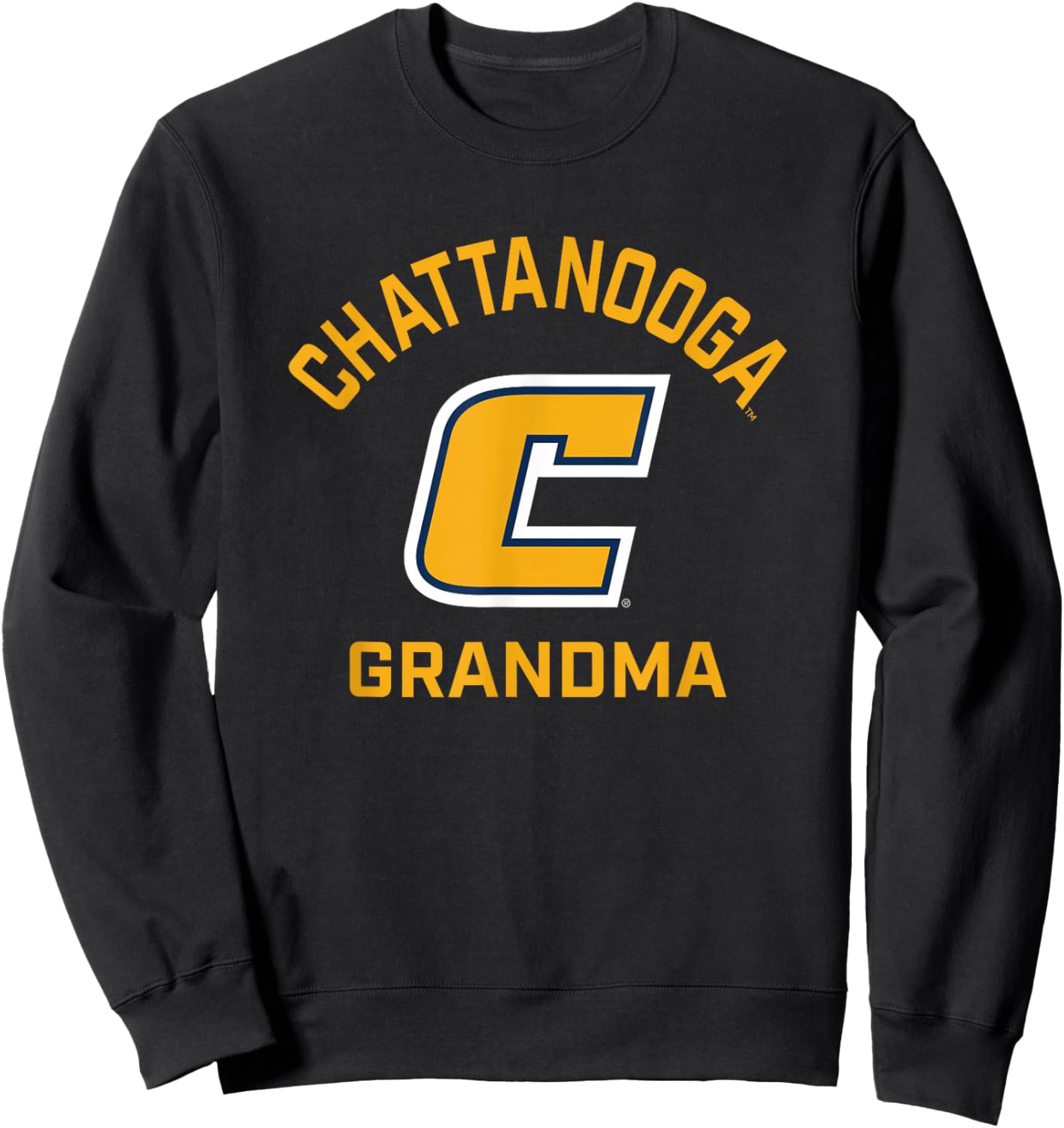 UT Chattanooga UTC Mockingbirds Arched Grandma Sweatshirt - Sweatshirt | Black