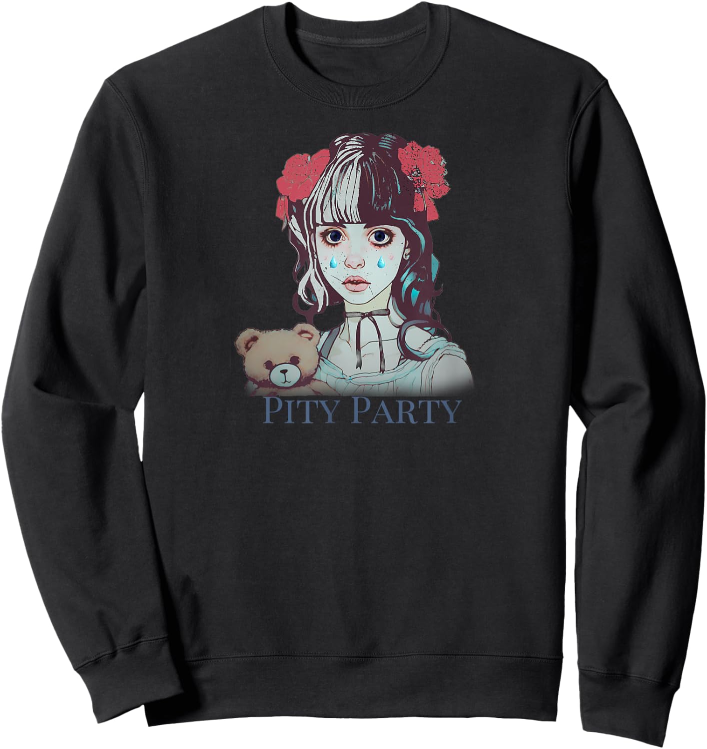 Cry Baby, Pity Party Sweatshirt - Sweatshirt | Black