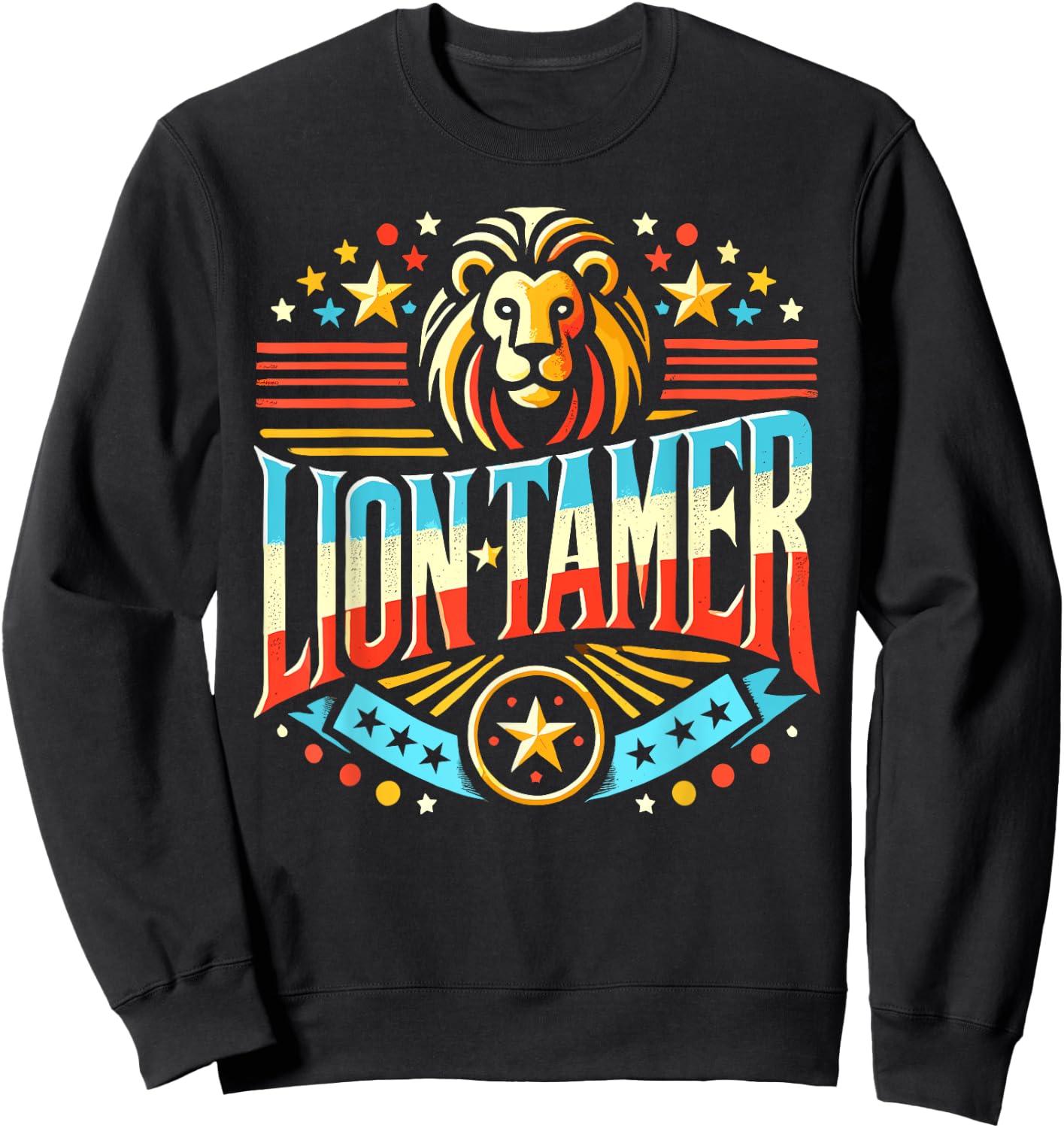 Lion Tamer Shirt Men Women Costume Ringmaster Costume Sweatshirt - Sweatshirt | Black